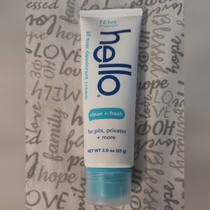 NWT!! HELLO All Over Deodorant Cream 3oz